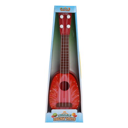 Barn Ukulele Leksak – Rolig Simulerad Ukulele för Flickor och Pojkar, Pedagogisk Musikleksak