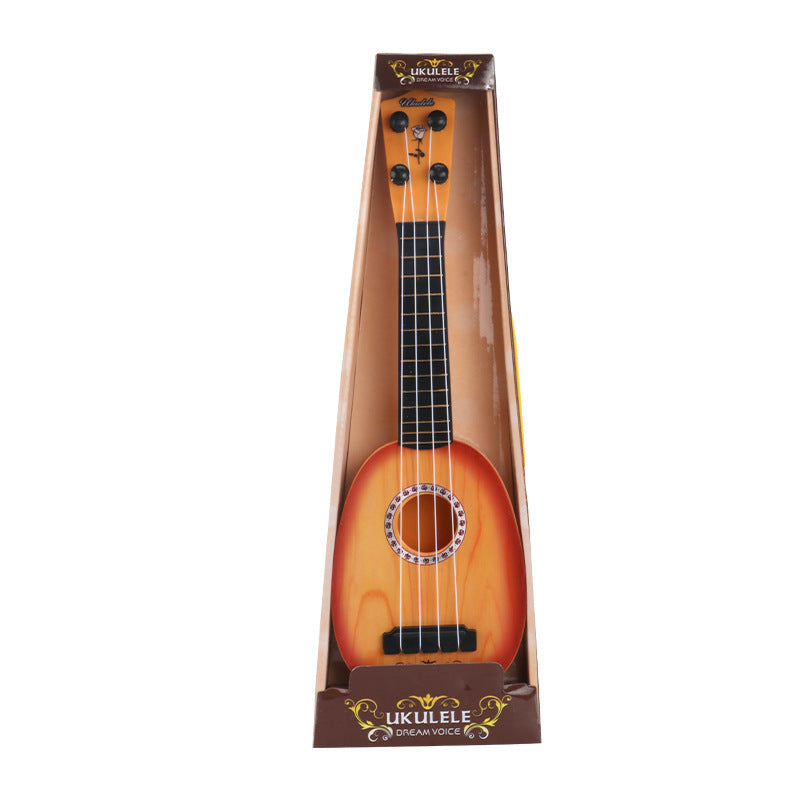 Barn Ukulele Leksak – Rolig Simulerad Ukulele för Flickor och Pojkar, Pedagogisk Musikleksak