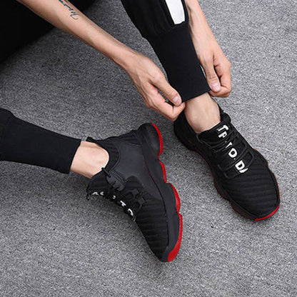 Sportiga Herrsneakers med Snörning och Lätt Ventilation för Sommaren