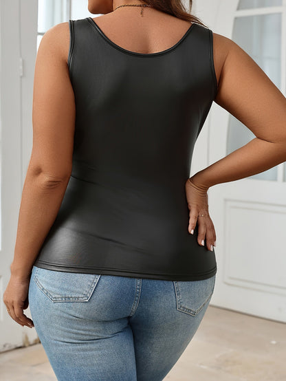 Damlinne Plus Size, Trendigt Figurnära Weekendtop – Casual Stil