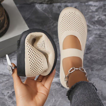 Dam Mary Jane Promenadskor – Bekväma och Flexibla Vardagsballerinas