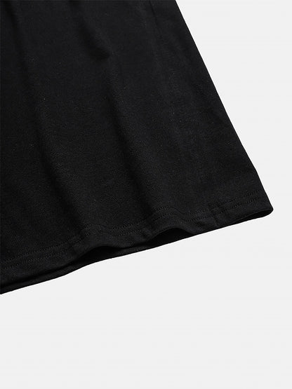 Damtopp T-shirt med tryck – Oversized streetstyle Santa Barbara California, sommar casual