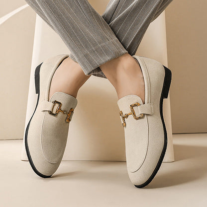 Herrloafer Klassisk Slip-On Snygg Kontorssko för Vardag och Arbete