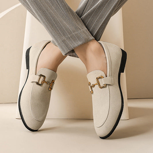 Herrloafer Klassisk Slip-On Snygg Kontorssko för Vardag och Arbete