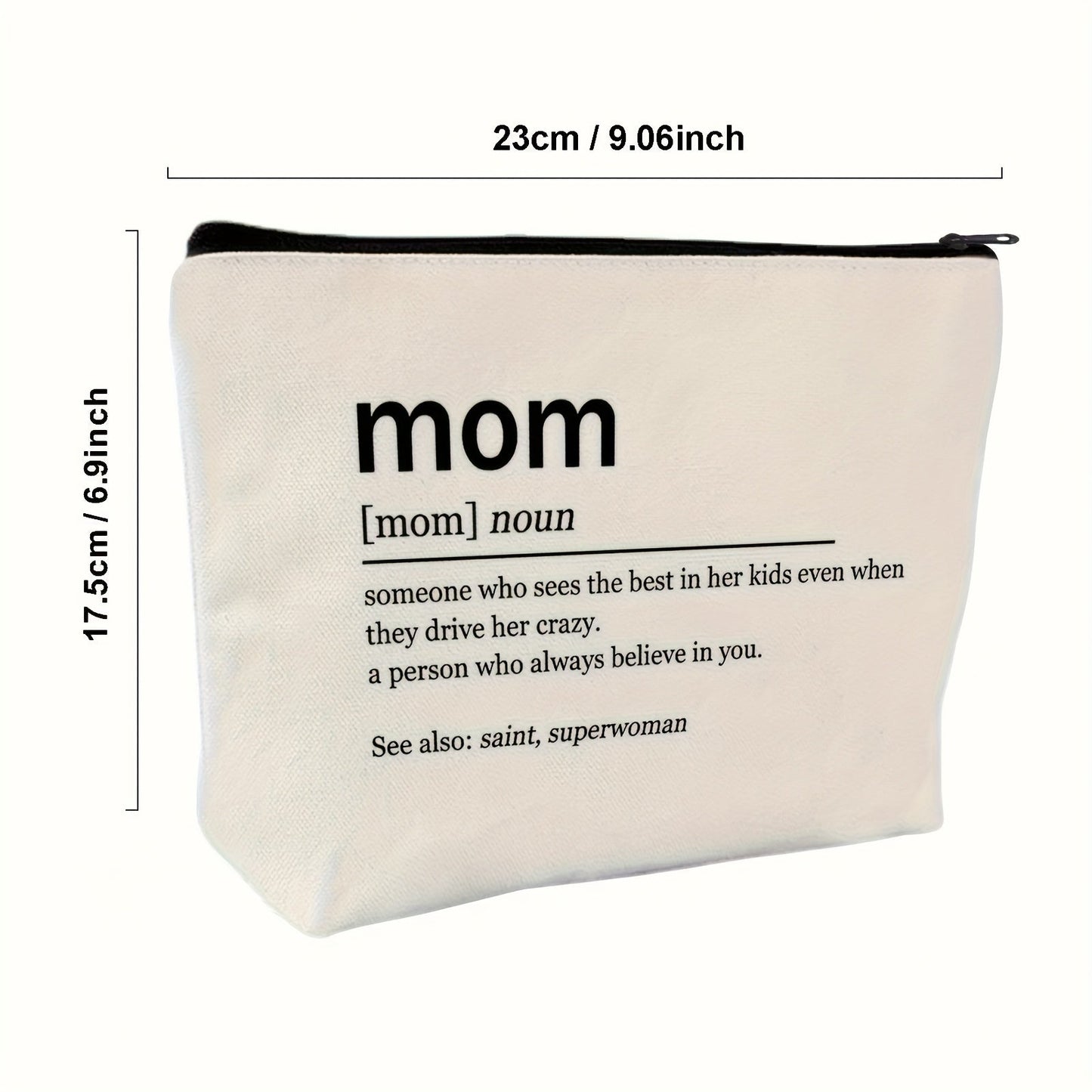Necessär för kvinnor med rolig mamma-definition – Perfekt present till mamma, kosmetikaväska, organiserare