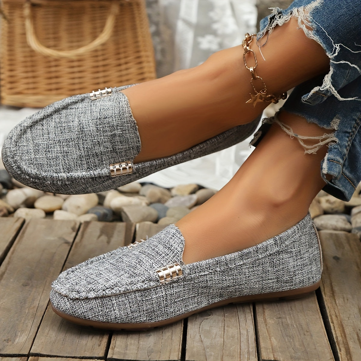 Damloafers för vardag och sommar – Elegant och avslappnad pennyloafer med modern passform