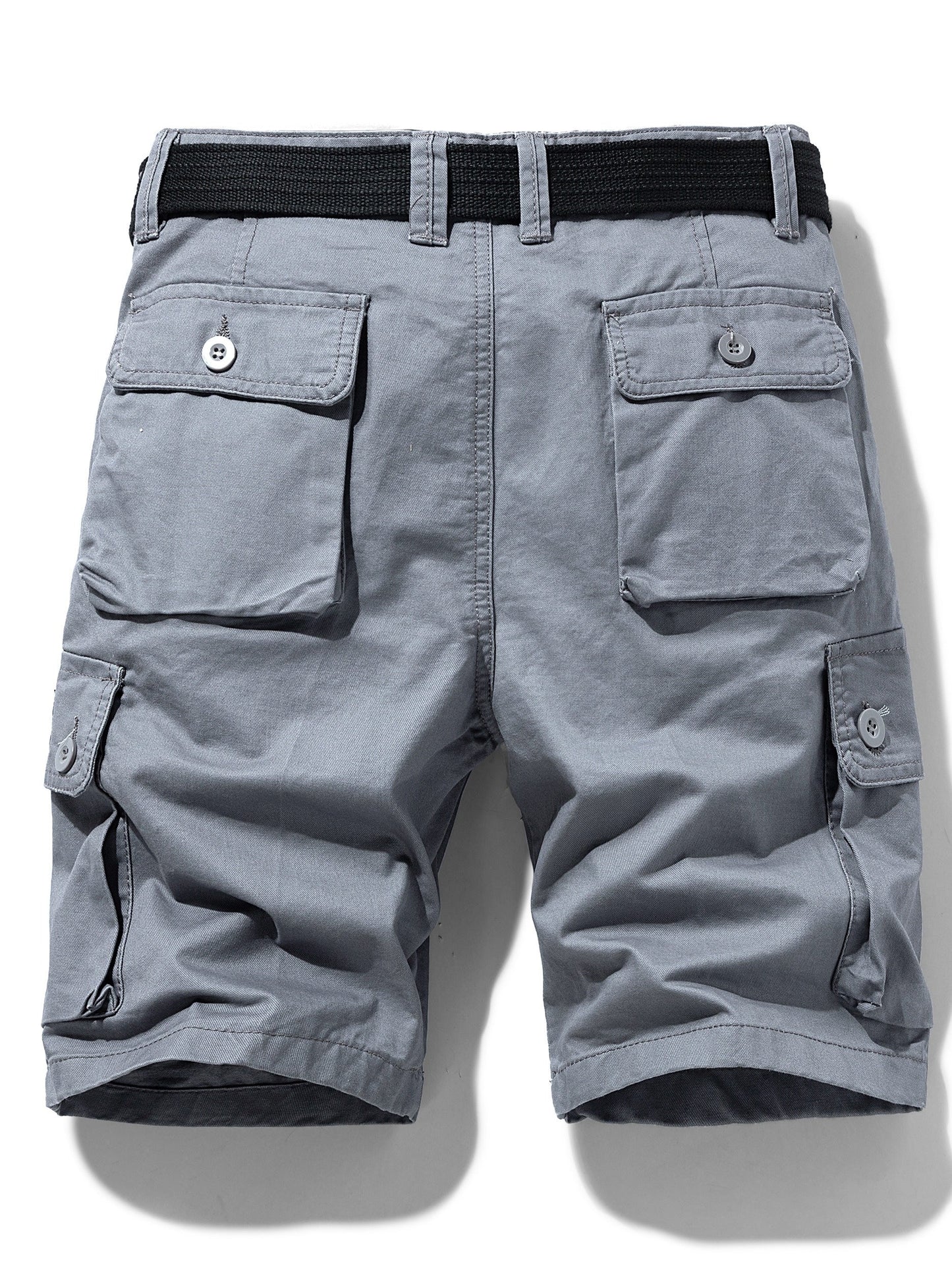 Herrar Cargo Shorts med Bälte – Klassisk och Praktisk för Vardag och Äventyr