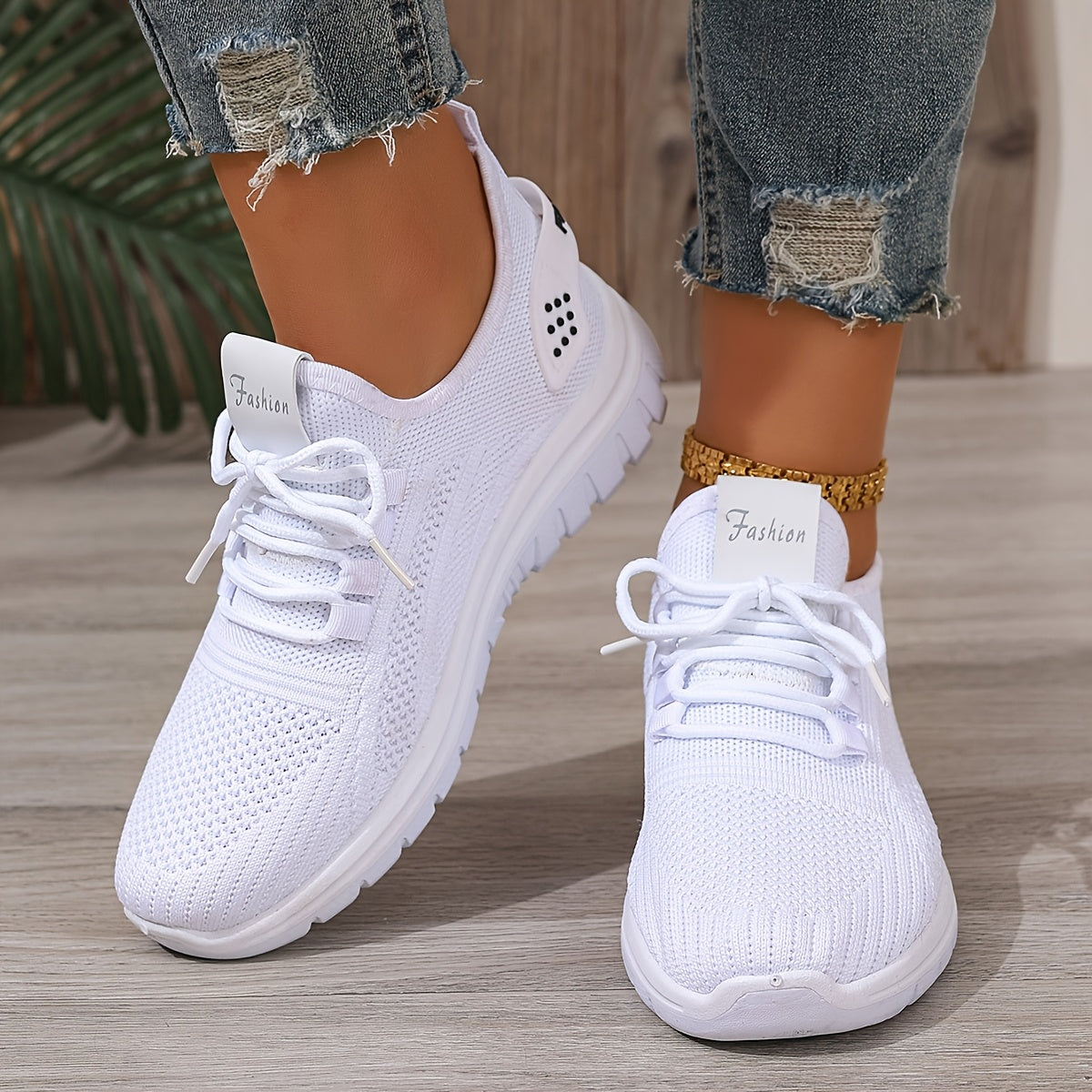 Dam Sneakers Sportiga Promenadskor Låg Modell för Vardag och Träning