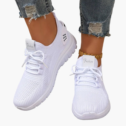 Dam Sneakers Sportiga Promenadskor Låg Modell för Vardag och Träning