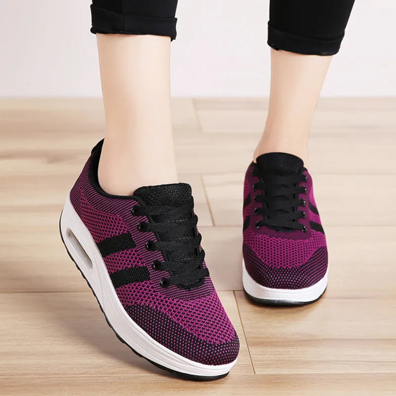 Damskor Bekväma Sneakers Med Bra Stöd För Långvarig Användning