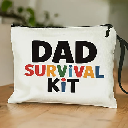 Herr Necessär Dad Survival Kit – Rolig Present till Pappa, Praktisk Förvaring för Vardag och Resa