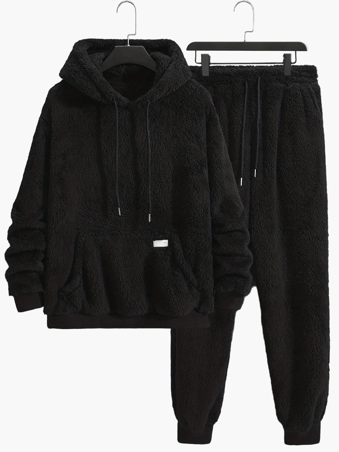 Herrarnas mysiga tvådelade lounge-set med huva – avslappnad höst/vinter-outfit