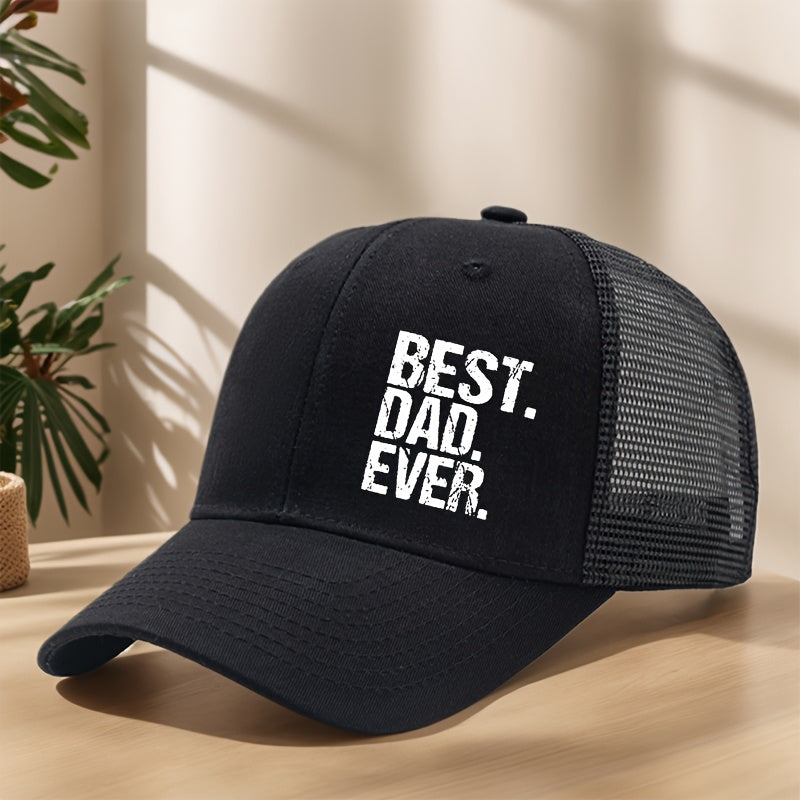 Herrkeps truckermodell med text – Best Dad Ever – Perfekt present till pappa
