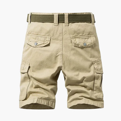 Herr Cargoshorts med Flera Fickor – Funktionella och Avslappnade Shorts för Vardag och Äventyr