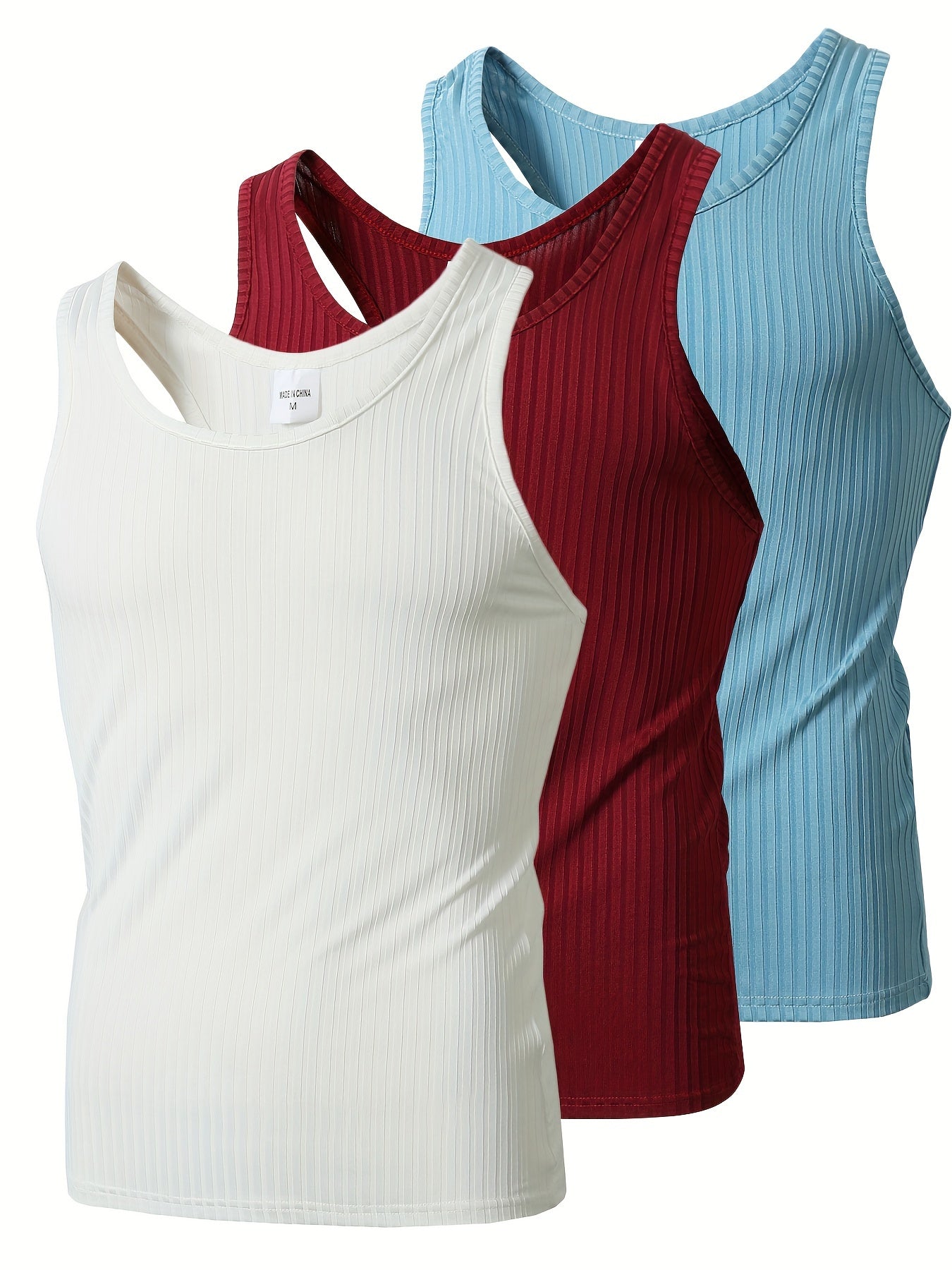 Herrlinnen 3-pack – Ribbad Sportig Stil för Träning & Vardag