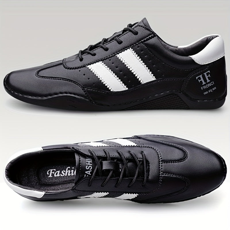 Herr Sneakers Sportig Vardagssko med Modern Design för Fritid och Stadsliv