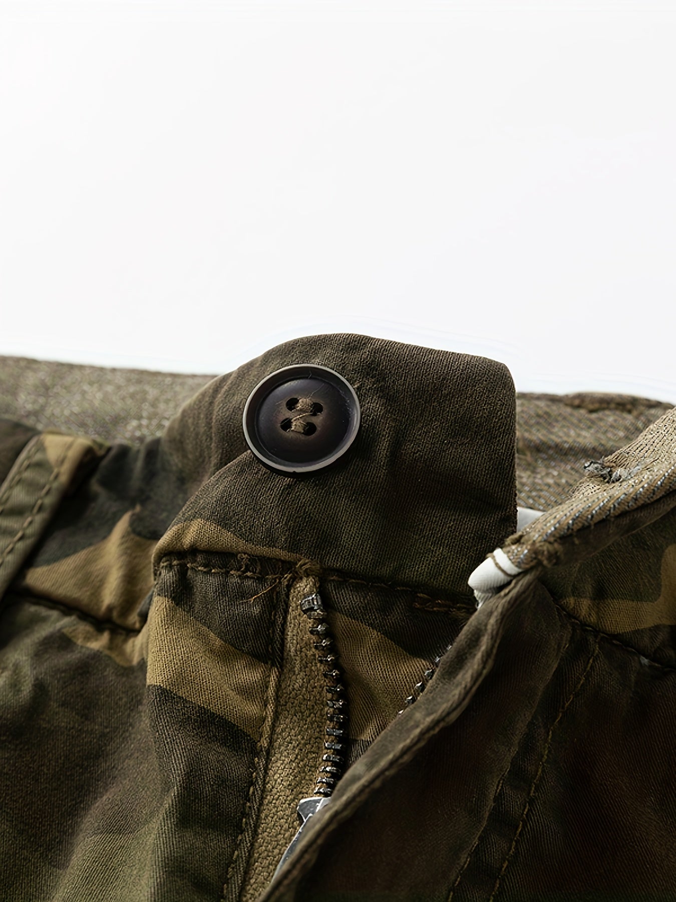 Herr Cargoshorts med Camouflagemönster – Lediga och Praktiska Shorts för Utomhusbruk