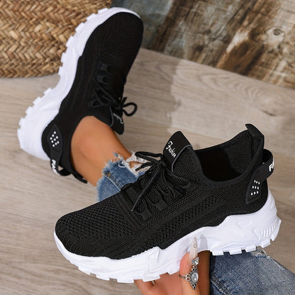 Dam Sneakers Sportig Stil Löparskor för Vardagsbruk och Träning