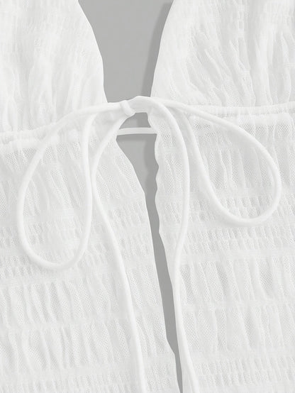Dam Halterneck Ruched Party Camisole Topp – Trendigt Festmode