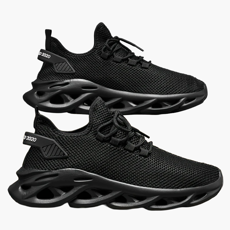 Herr Sneakers Sportiga Löparskor med Modern Design för Träning och Vardag