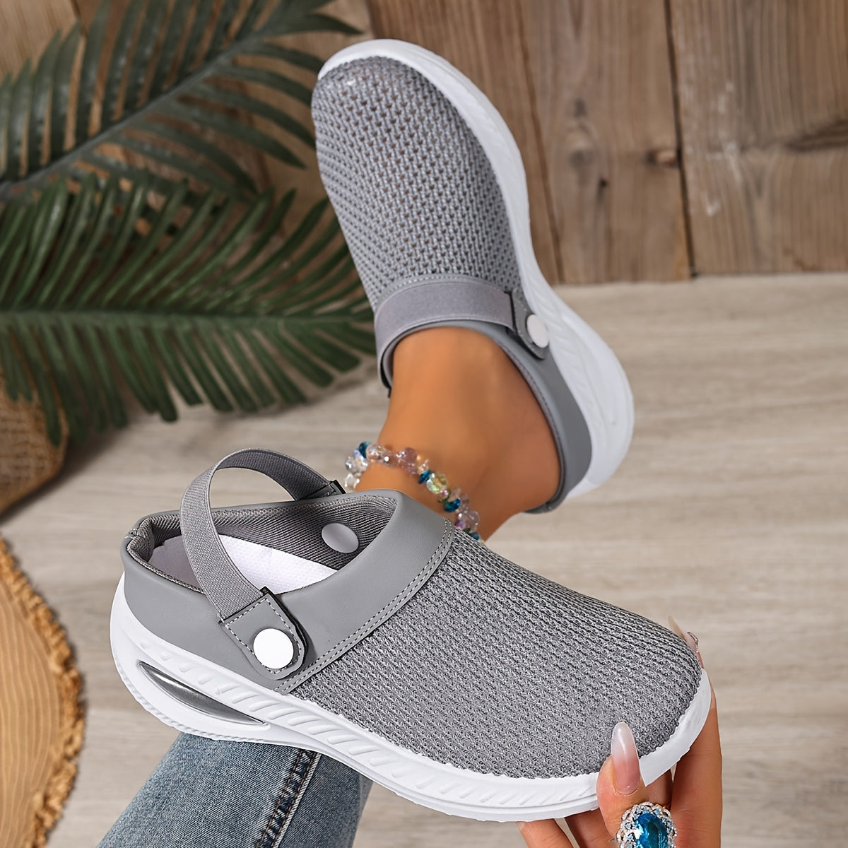 Dam Tofflor Sportiga Slip-on Skor för Vardag och Fritid