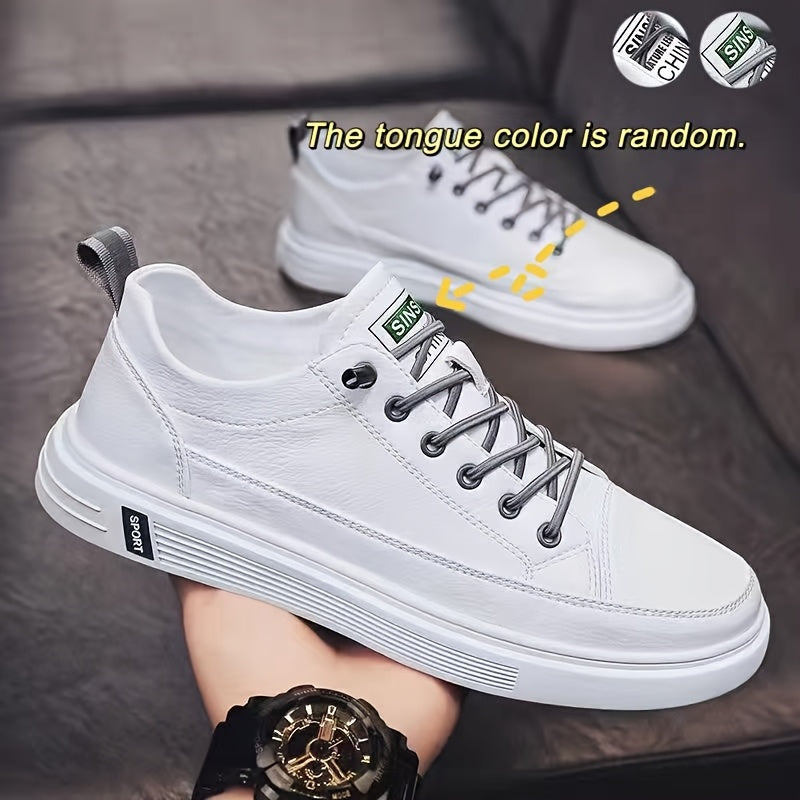 Herr Sneakers Låga Sportiga Vardagsskor Modern Streetstil