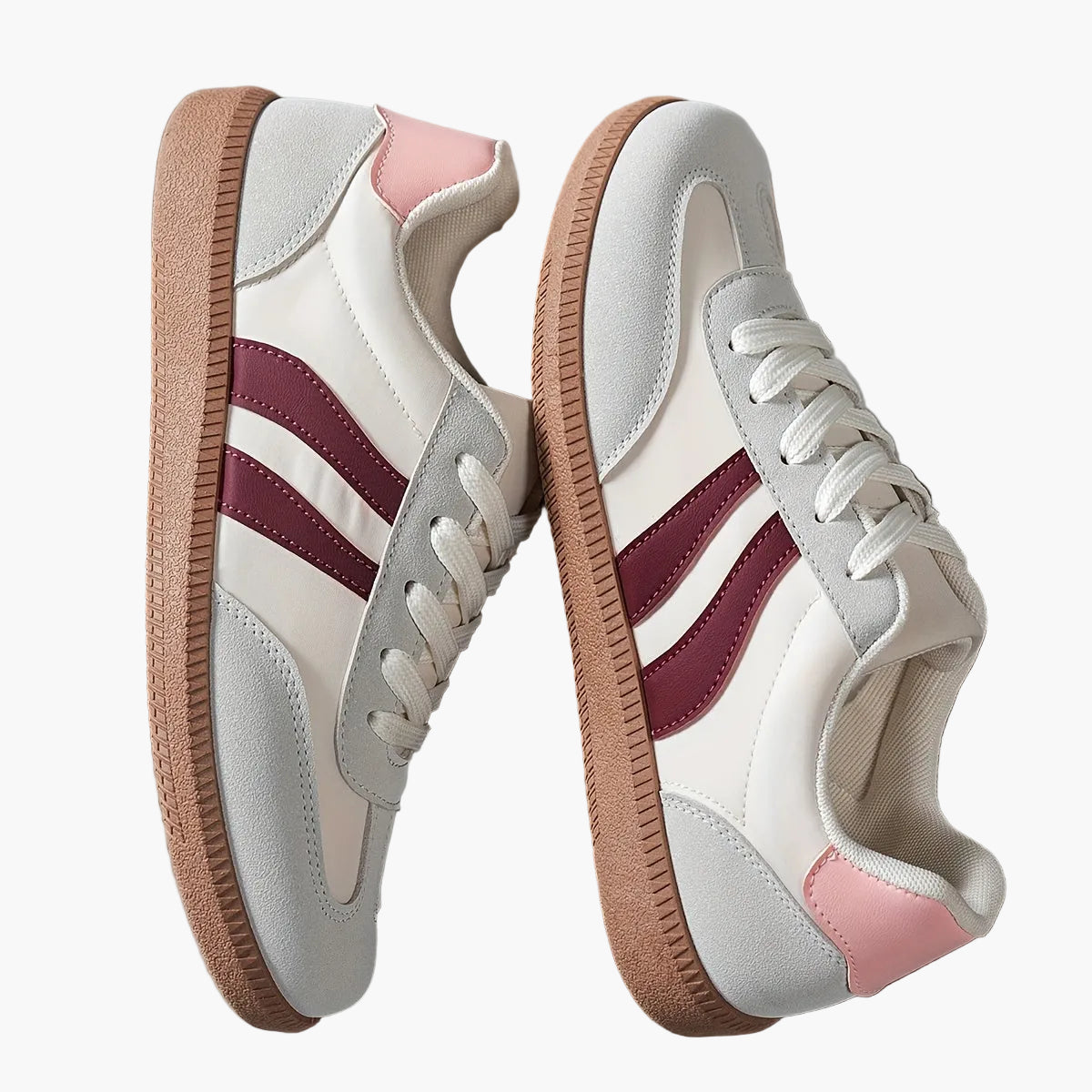 Dam Sneakers Retro Stil Vardagsskor Bekväma Träningsskor