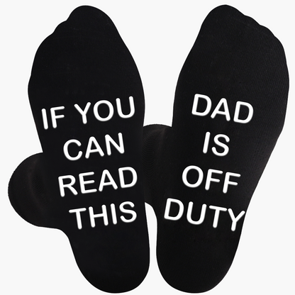Herrsockor med text – Roliga strumpor med budskap för pappa – Best Dad Ever presentidé