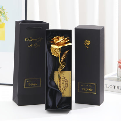 Elegant Dekorativ Evighetsros i Presentbox – Perfekt Gåva för Kvinnor, Romantisk Inredning och Jubileum