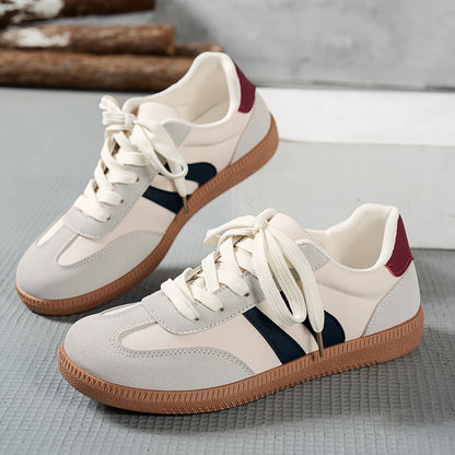 Dam Sneakers Retro Stil Vardagsskor Bekväma Träningsskor