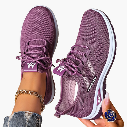 Dam Sneakers Sportiga Låga Löparskor Vardagsstil