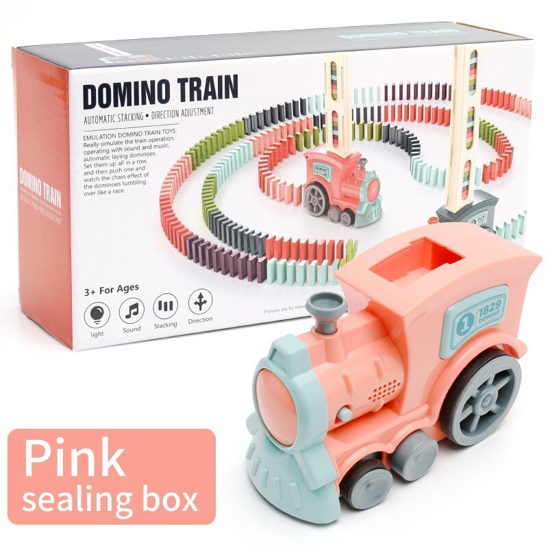 Domino Tågleksak för Barn – Automatisk Dominorad, Utbildningsleksak