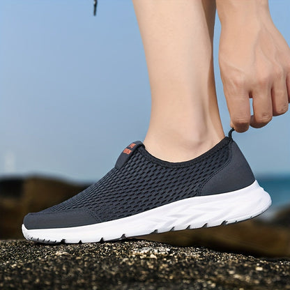 Herrar Sportiga Slip-On Sneakers för Träning och Fritid
