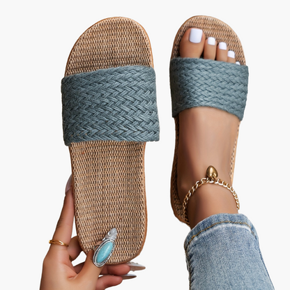 Dam Sandaler Slip-in Platta Häl Somriga Casual Tofflor