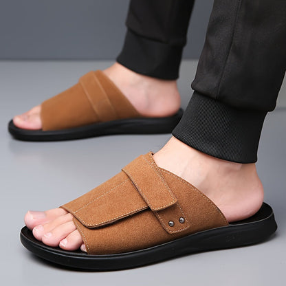 Herrsandaler med justerbar rem och modern design för vardagsbruk och fritid