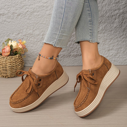 Dam Sneakers med Platåsula – Trendiga Lågskor för Vardagsbruk