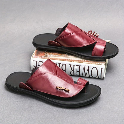 Herr Tofflor Slip-On Sandaler Casual Stil – Perfekta för Vardagsbruk och Avkoppling