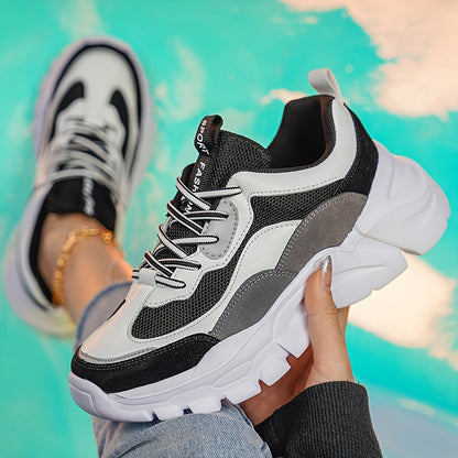 Dam Sneakers Chunky Stil Sportmode Fritidssko
