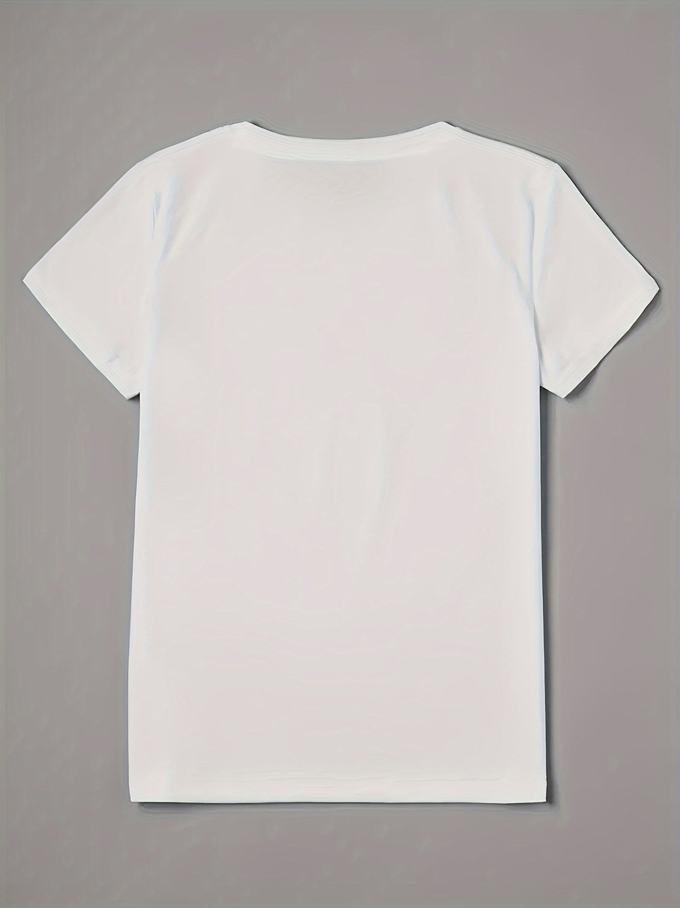 Dam T-shirt med hjärtmotiv – Trendig och avslappnad topp för vardagsbruk