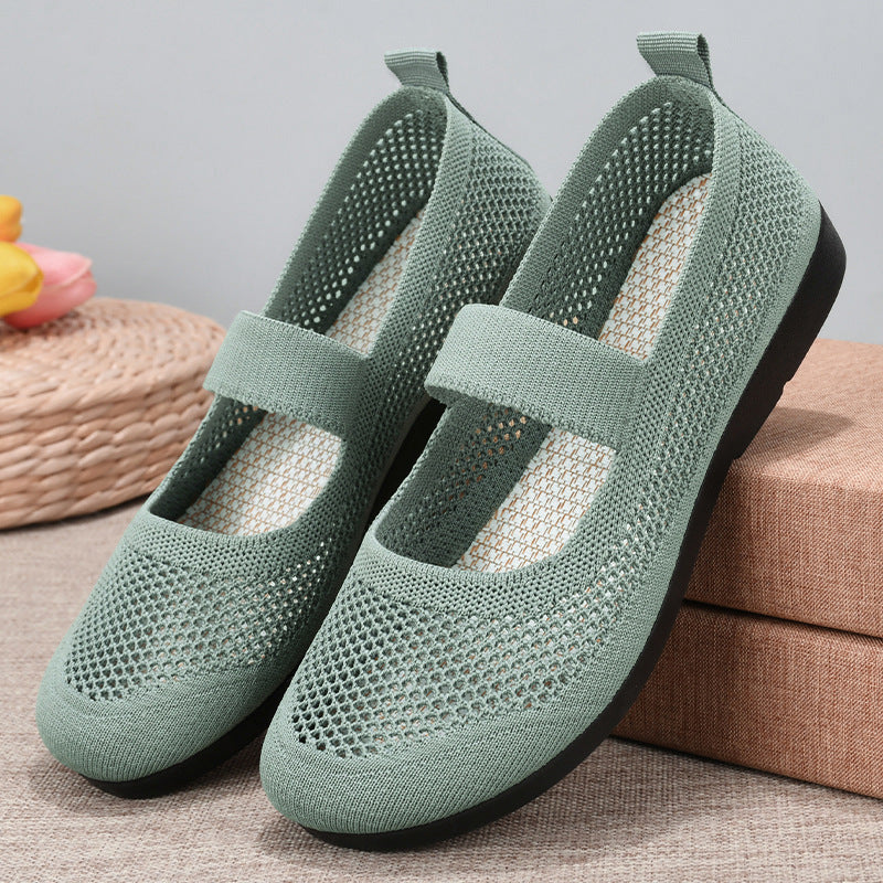Dam Sneakers Mary Jane Lättviktiga Vardagsskor Bekväma för Sommar och Promenader