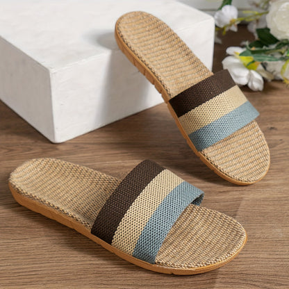 Dam Sandaler Slip-in Platta Häl Somriga Casual Tofflor