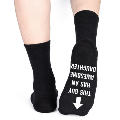 Herrsockor med text – Roliga strumpor med budskap för pappa – Best Dad Ever presentidé