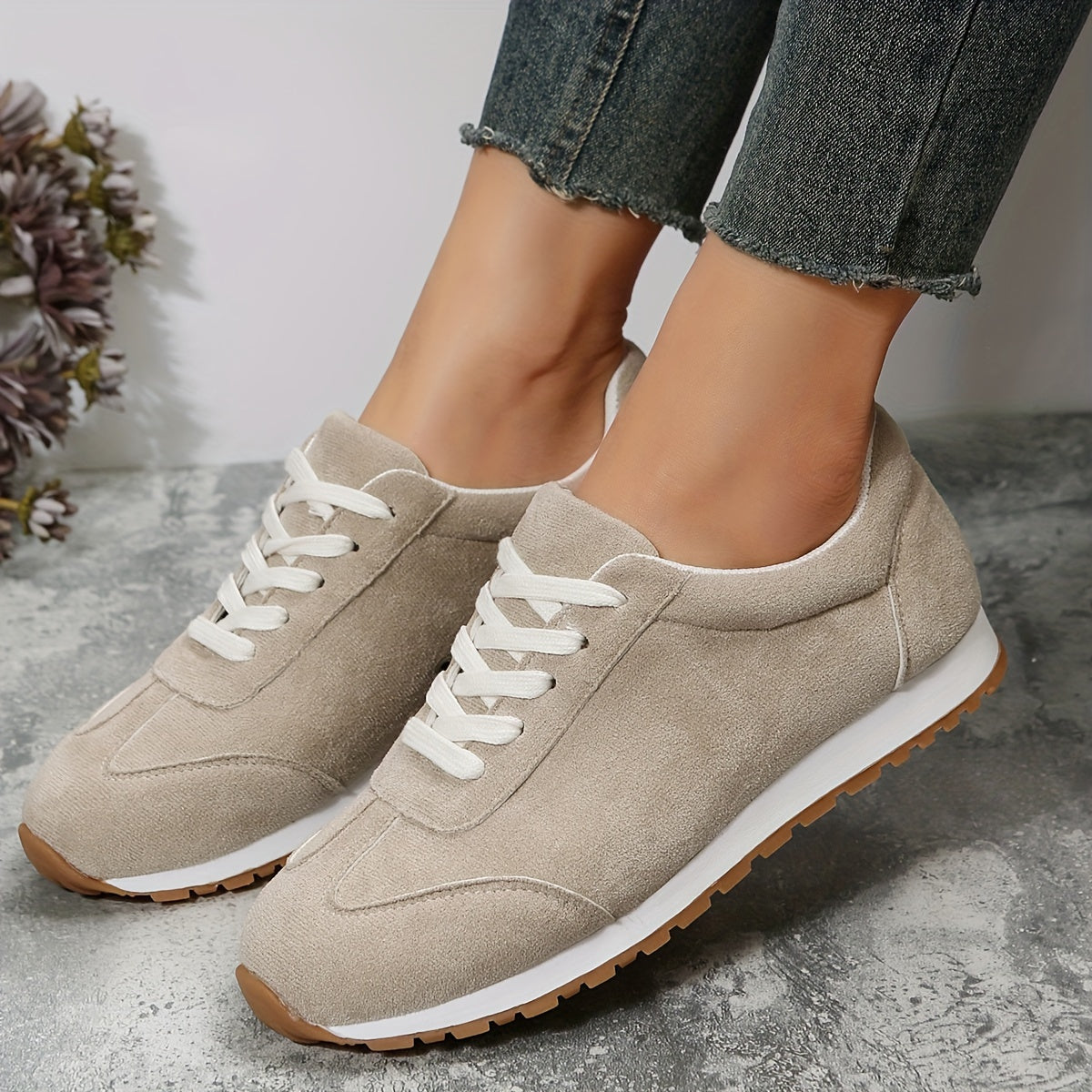 Dam Sneakers Sportig Vardagssko för Promenad och Fritid