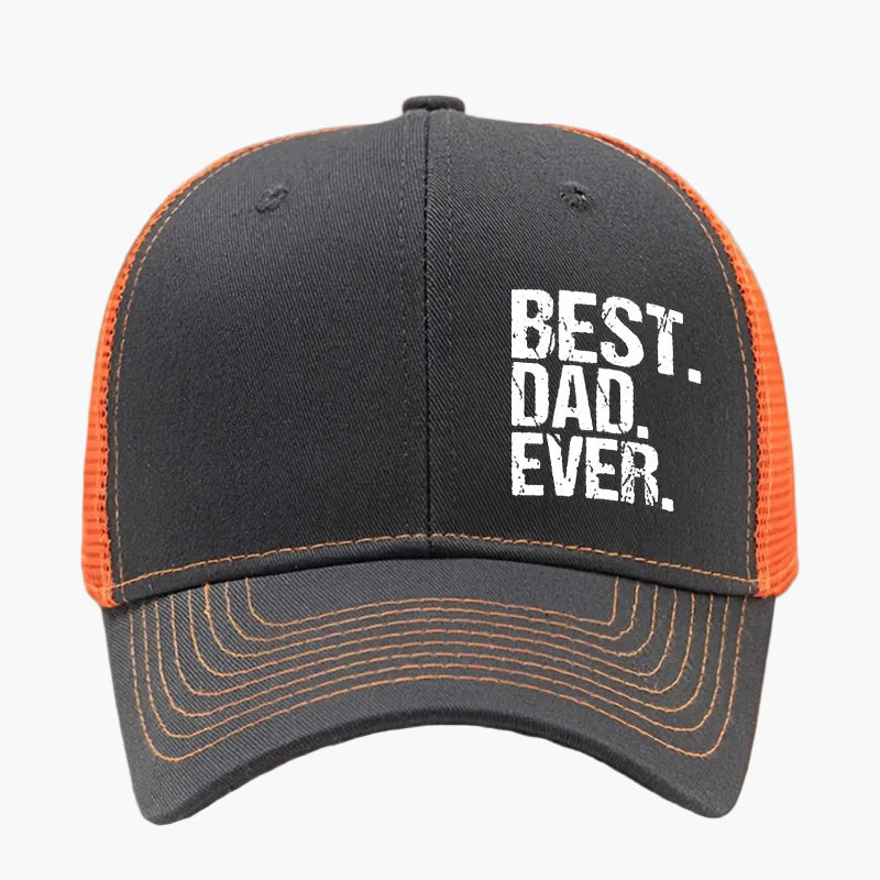 Herrkeps truckermodell med text – Best Dad Ever – Perfekt present till pappa