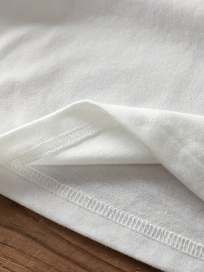 Dam T-shirt med Stor Stjärntryck, Sportig och Trendig för Vår/Sommar