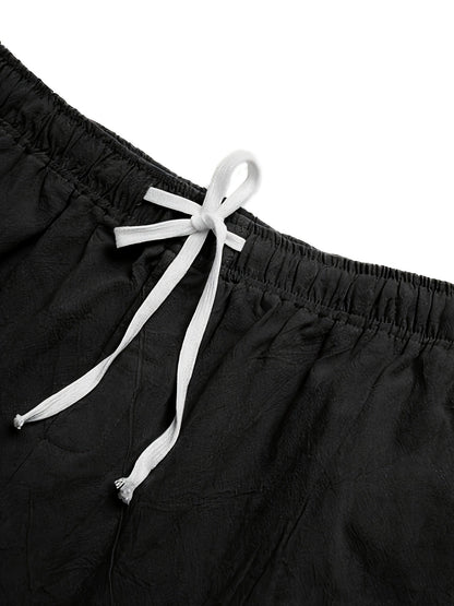 Herrshorts med dragsko – Boho stil för strand och fritid