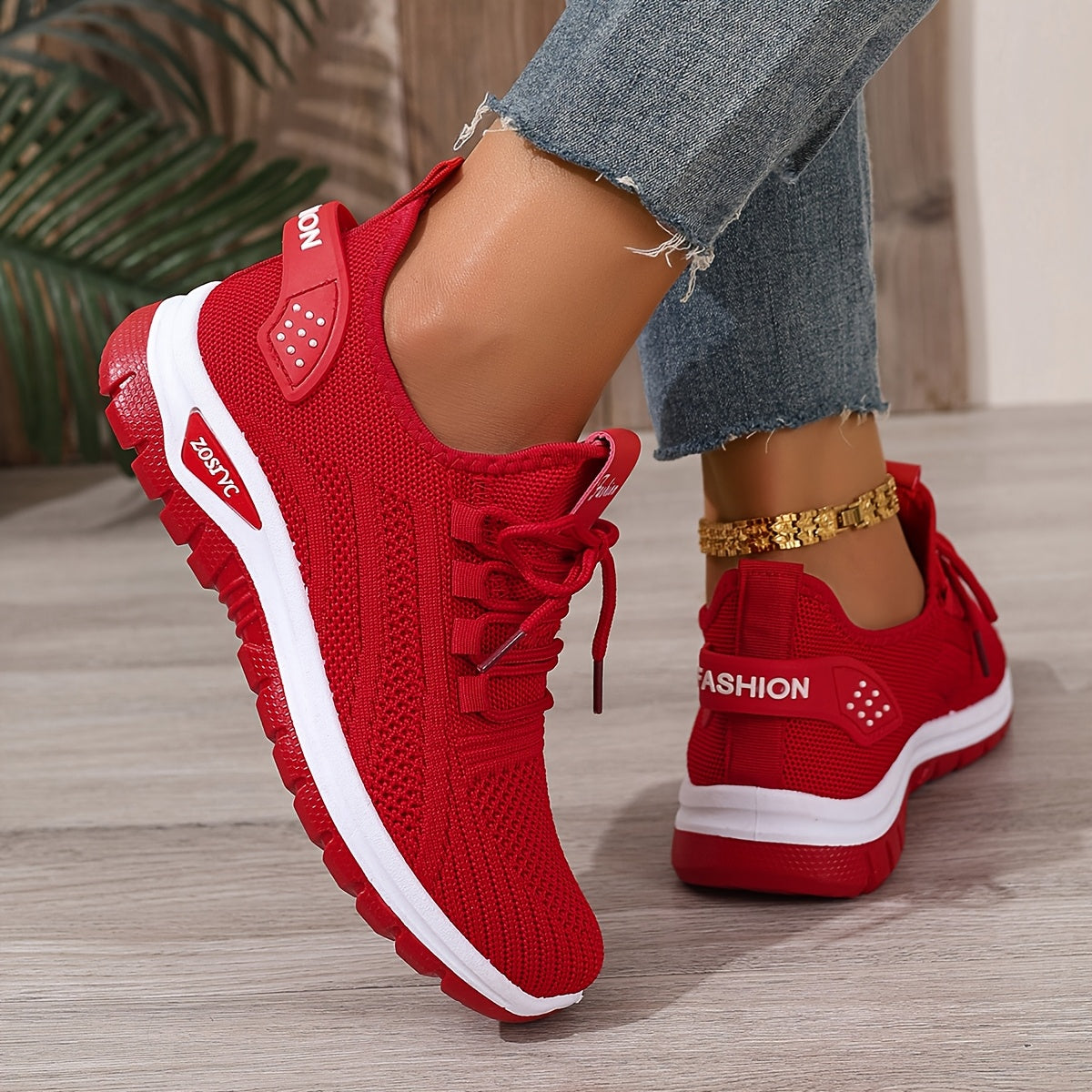 Dam Sneakers Sportiga Promenadskor Låg Modell för Vardag och Träning