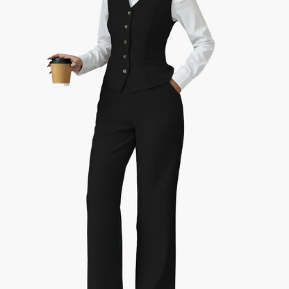Damkostym Elegant Västdress för Kontor och Vardag