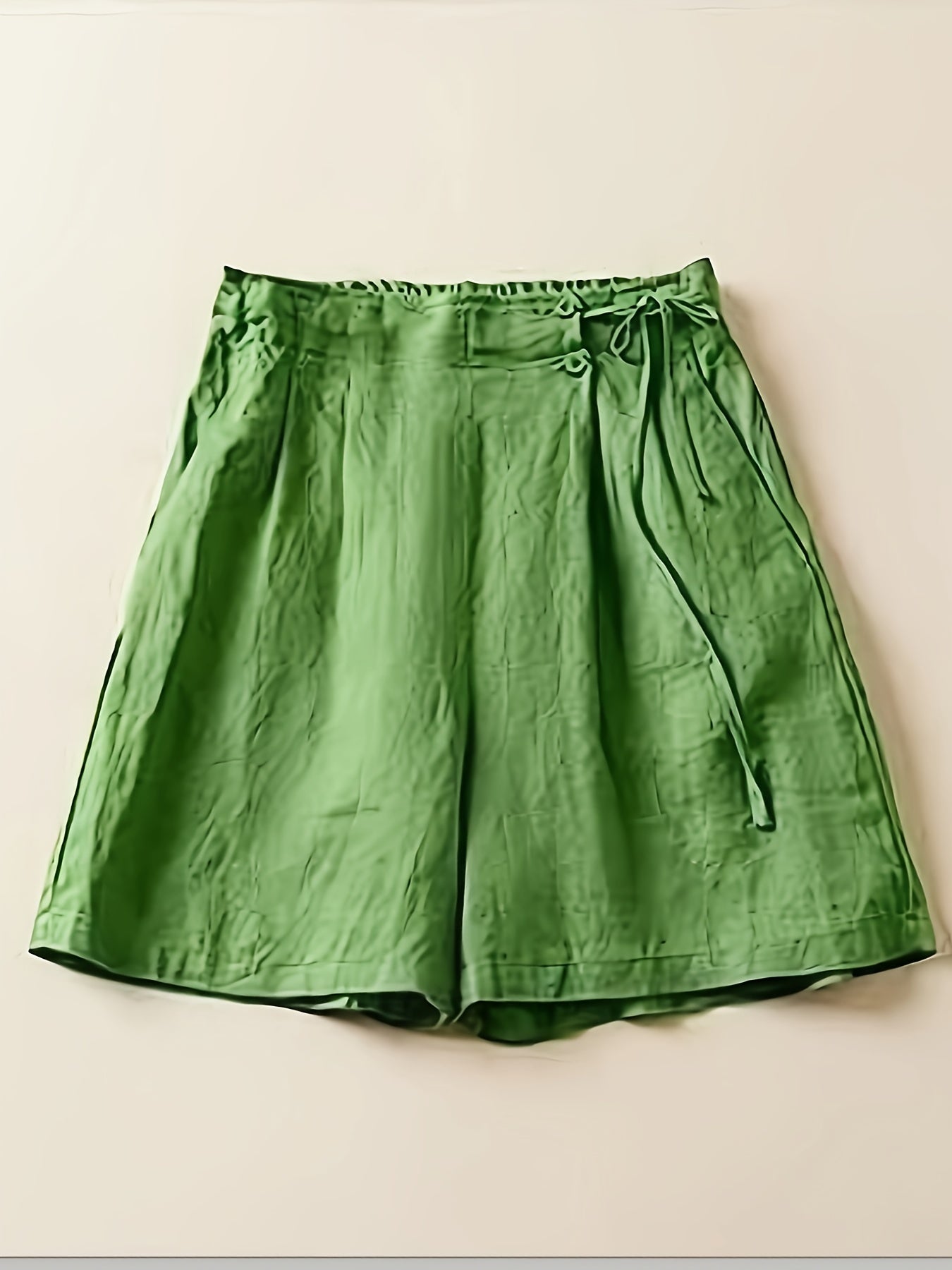 Dam Bermuda Shorts med Hög Midja och Avslappnad Passform – Perfekt för Sommarens Vardag