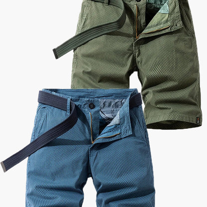 Herrshorts med bälte – Avslappnade och stilrena shorts för vardag och fritid